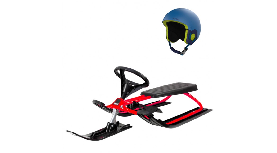 Snowracer + casque